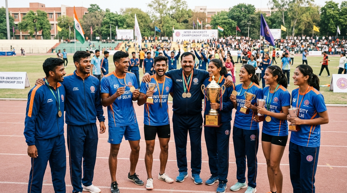 GTU Sports: 4 Categories Secured in All India Inter-University Tournament